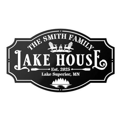 Lake House I Metal Sign