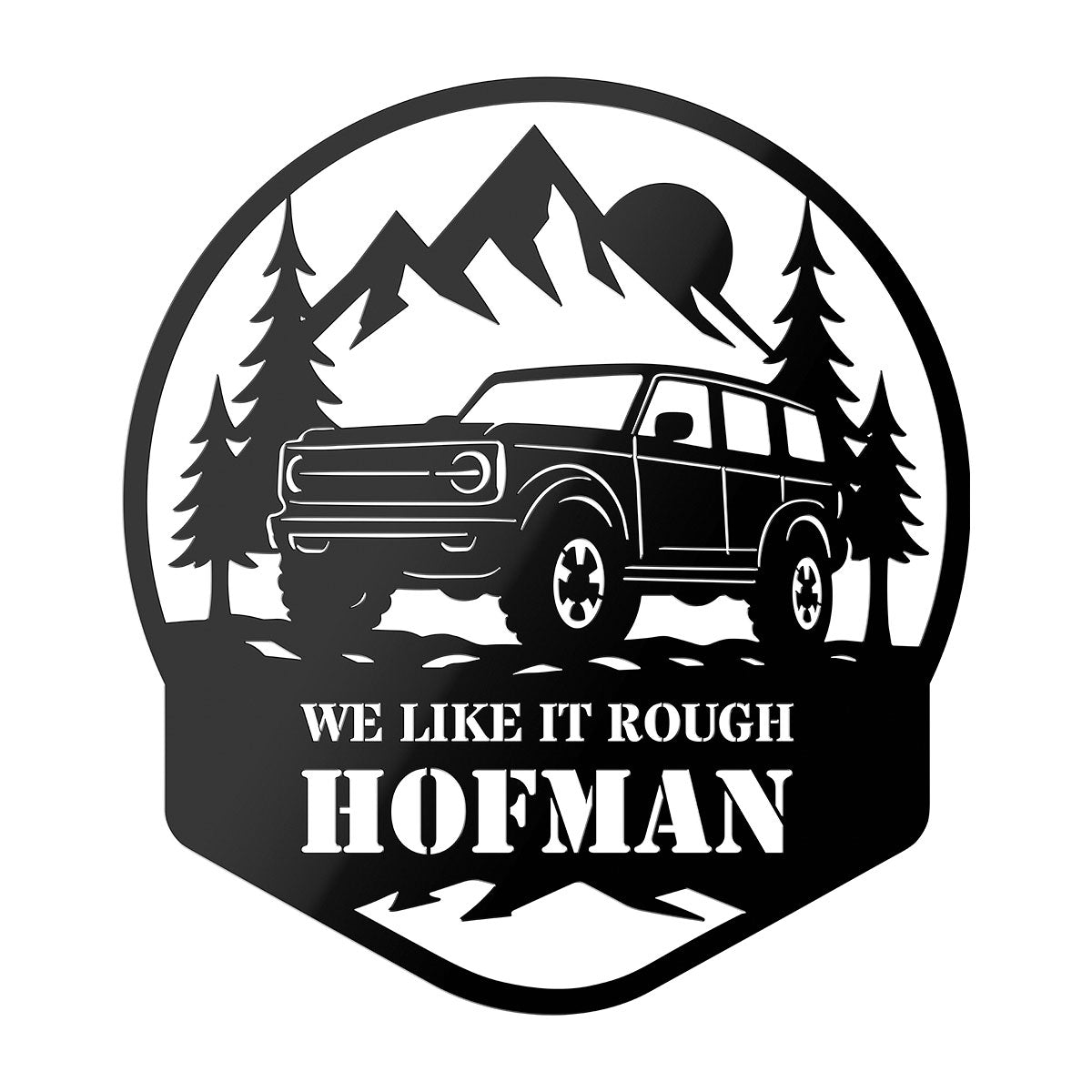 Off Roading Metal Sign