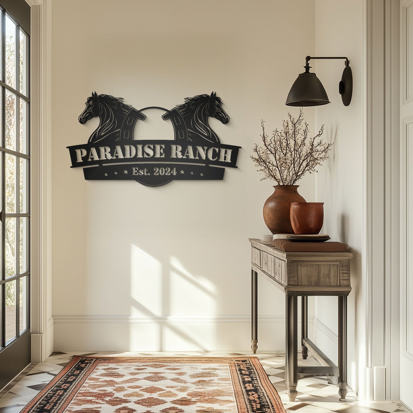 
                  
                    Horse Ranch Metal Sign
                  
                