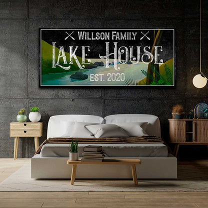 Lake House I - Canvas Art