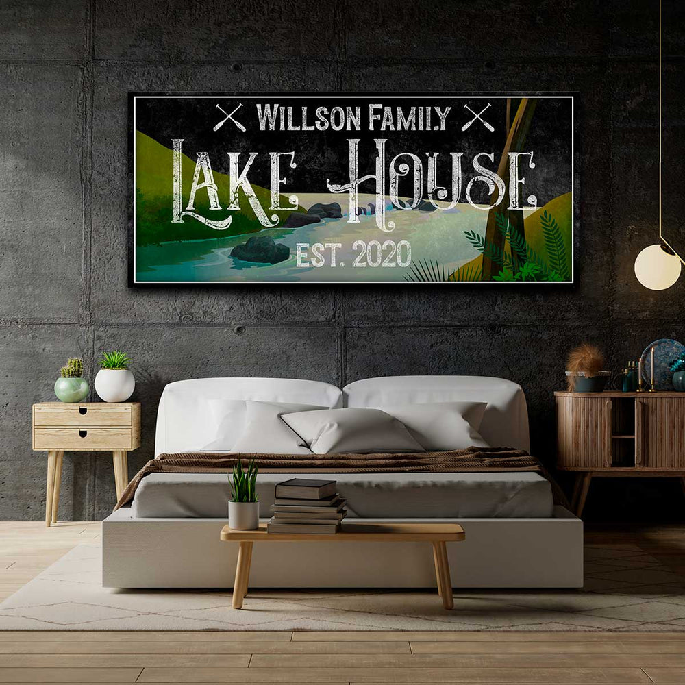 
                  
                    Lake House I - Canvas Art
                  
                