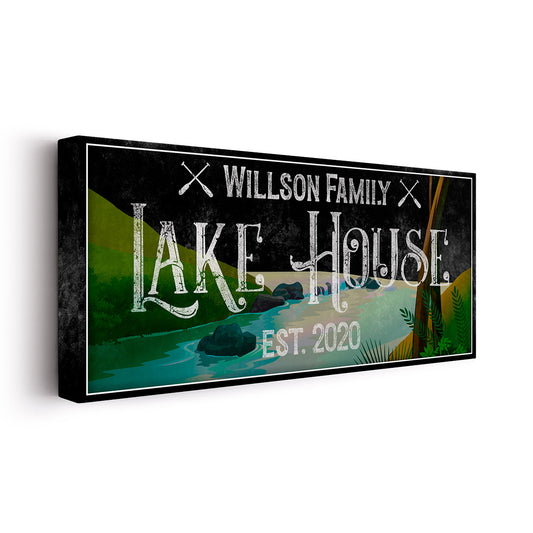Lake House I - Canvas Art
