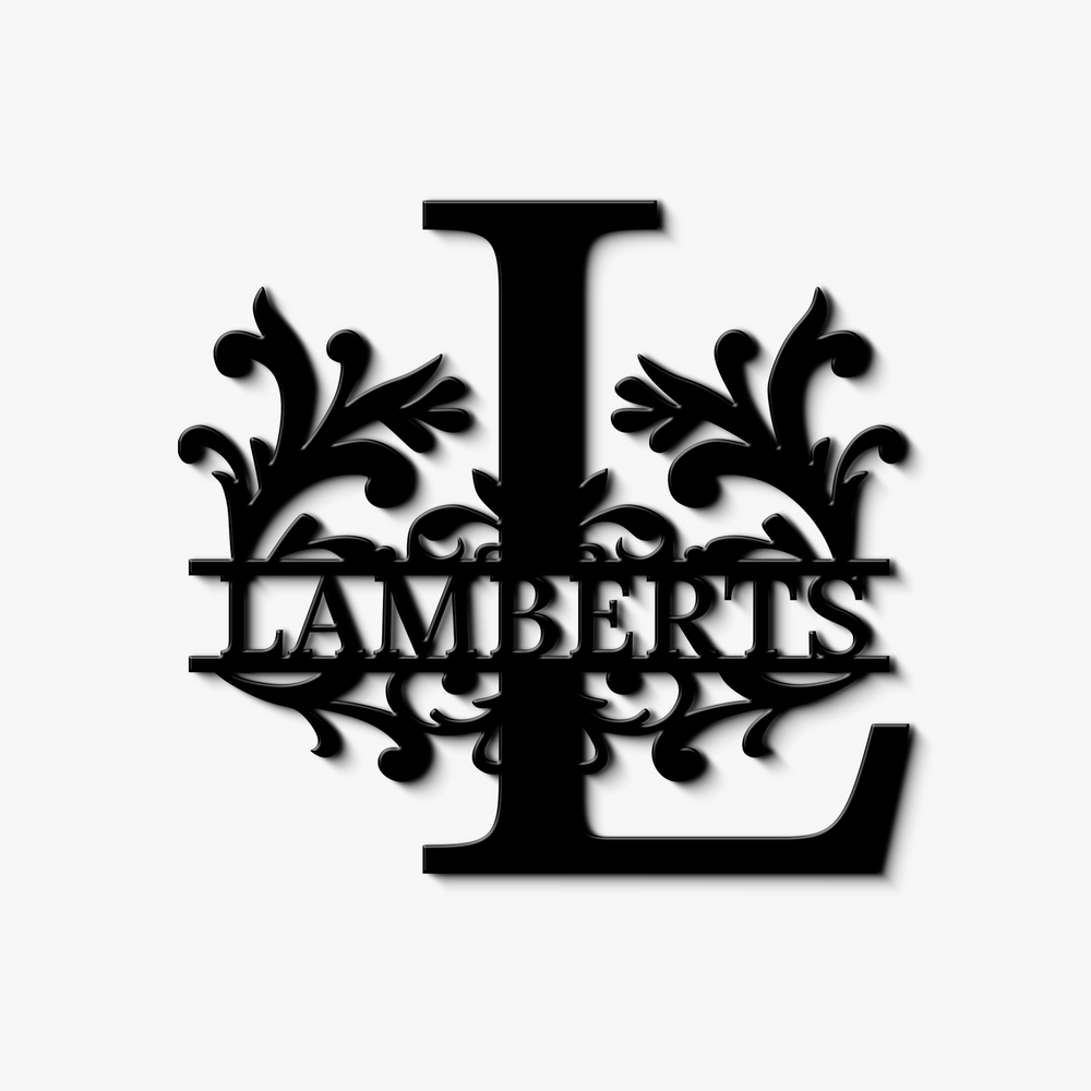 Alphabet Monogram Sign