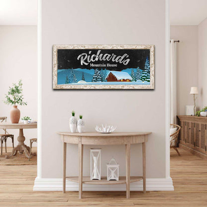 Mountain Cottage - Canvas Art