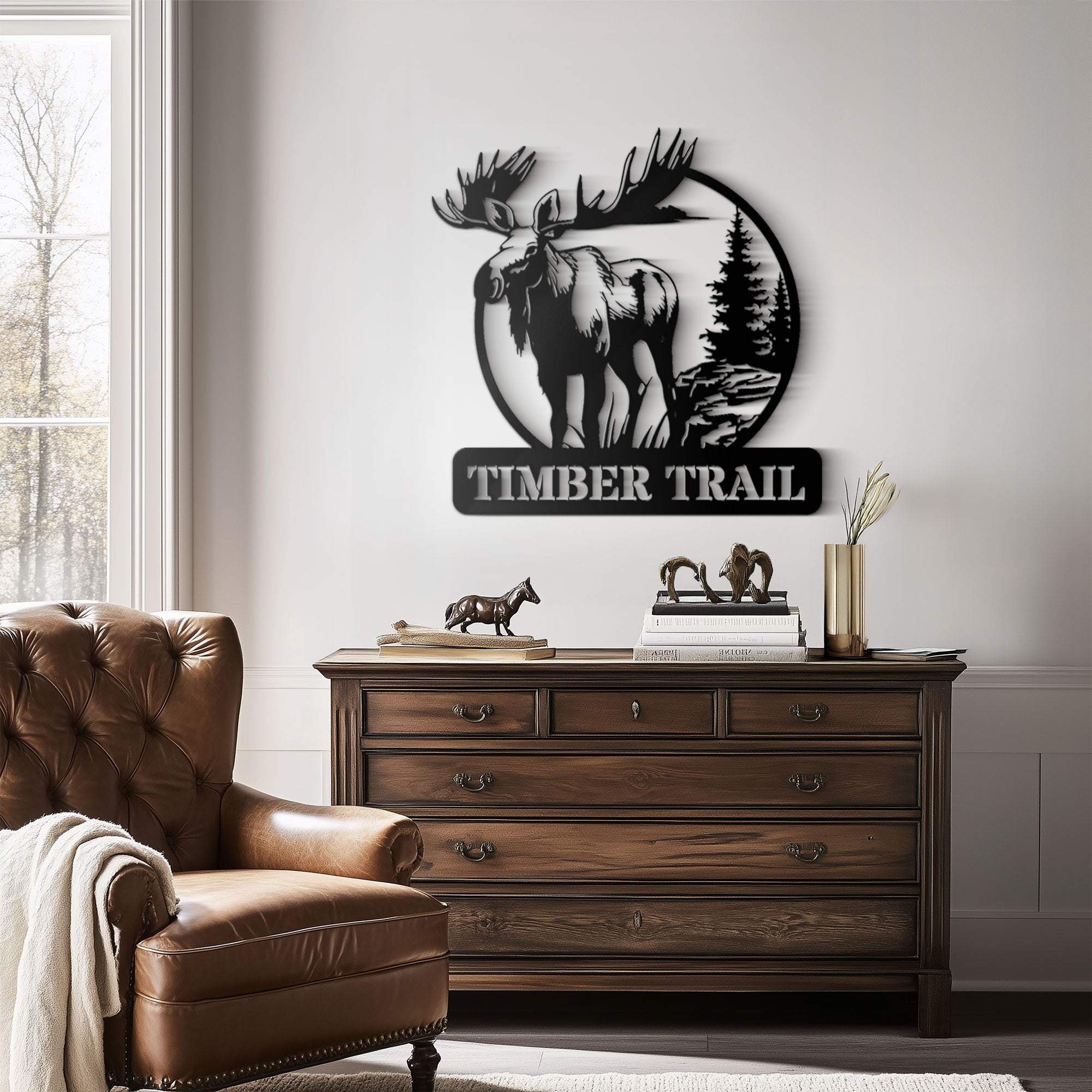 Moose Custom Outdoor Metal Sign by Craftmysign – Craft My Sign