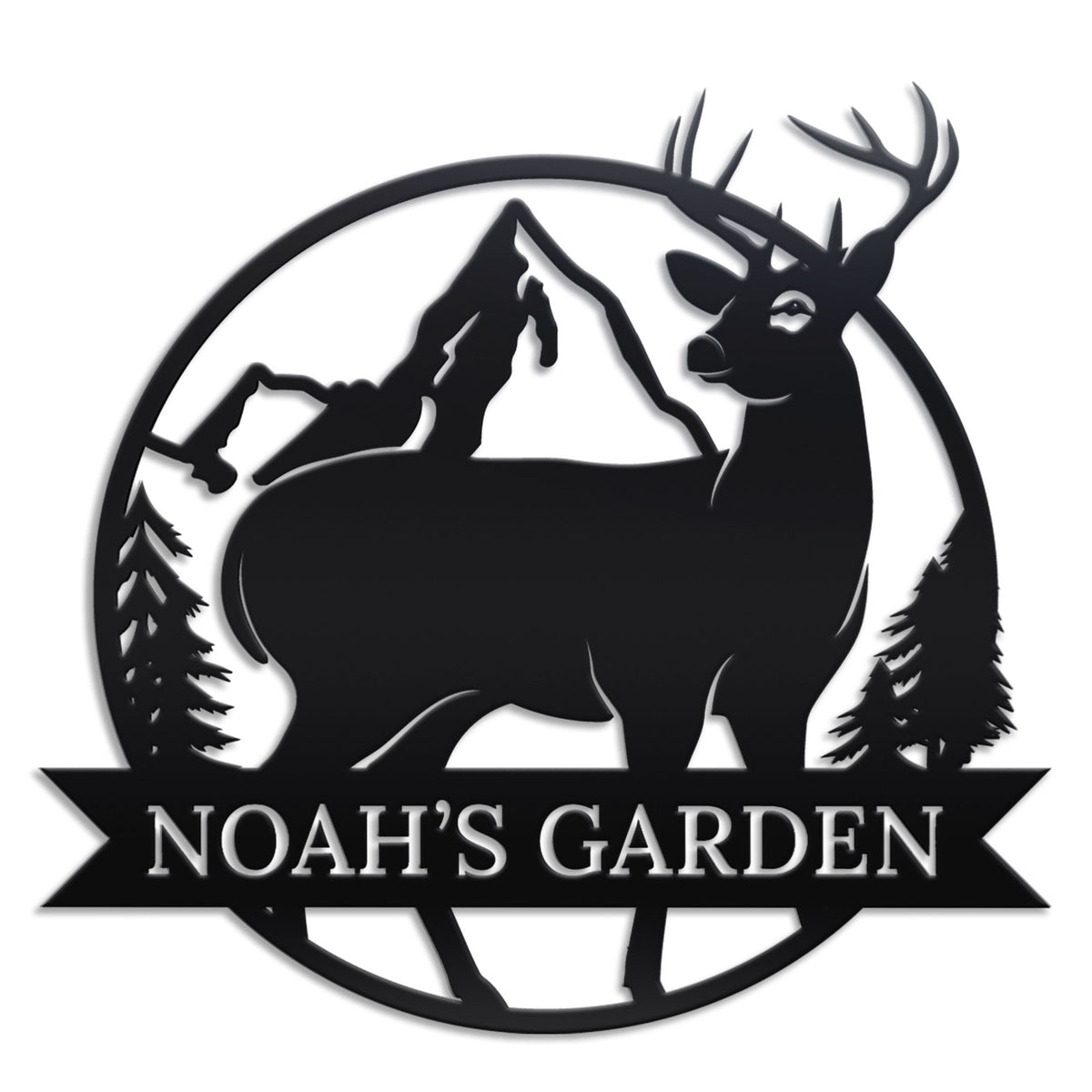 Custom Deer Hunting Metal Sign by Craftmysign – Craft My Sign