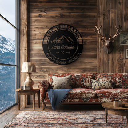 Outdoor Mountain House Sign