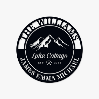 Outdoor Mountain House Sign