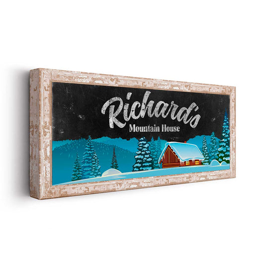 Mountain Cottage - Canvas Art