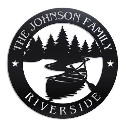 Riverside Metal Sign