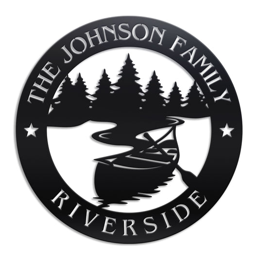 Riverside Metal Sign