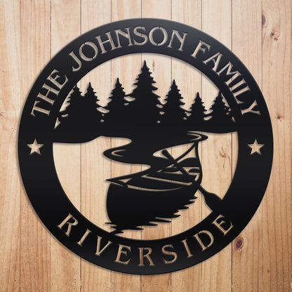 Riverside Metal Sign