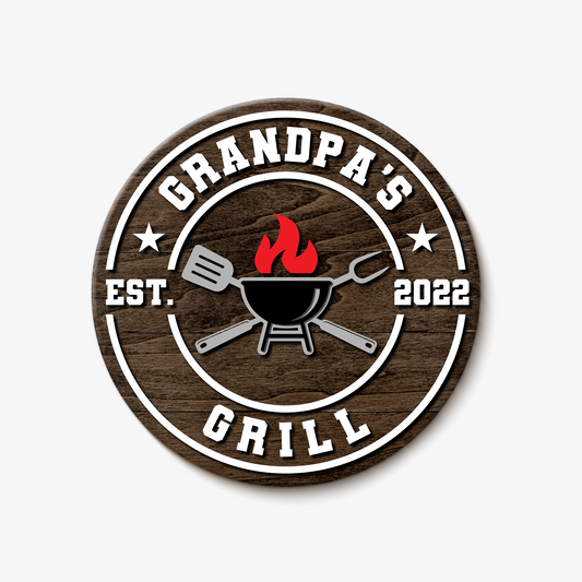 Rounded Grill Sign