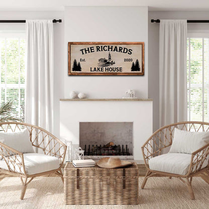Lake House - Canvas Art