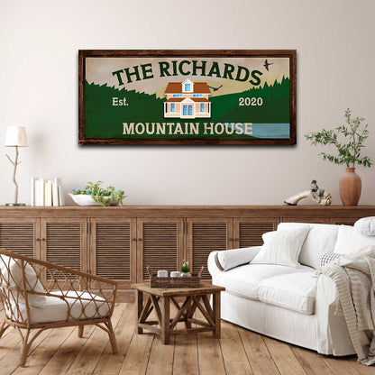 Mountain House - Canvas Art