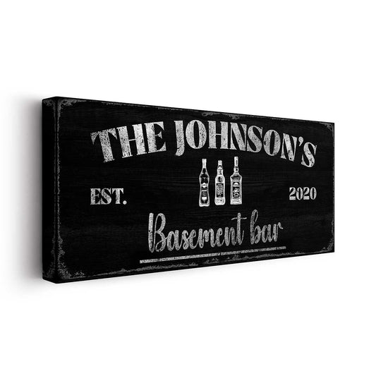 Basement Bar - Canvas Art