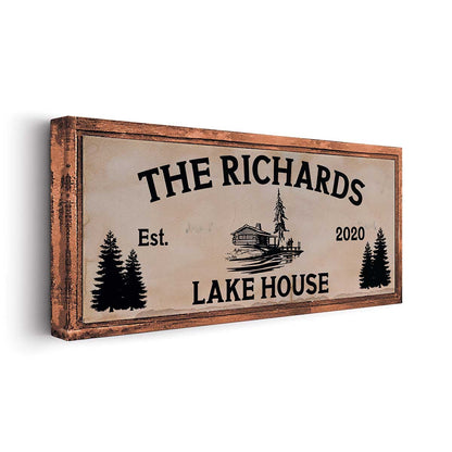 Lake House - Canvas Art