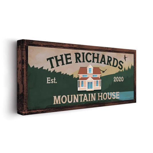 Mountain House - Canvas Art