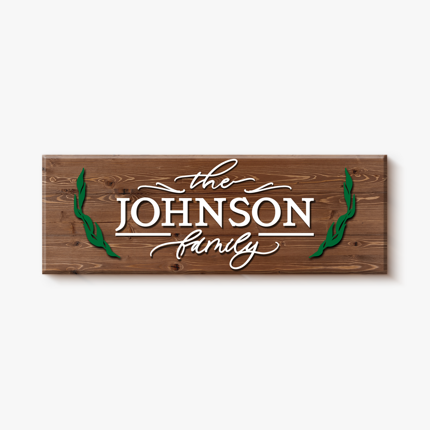 
                  
                    Wreath Family Name Sign
                  
                