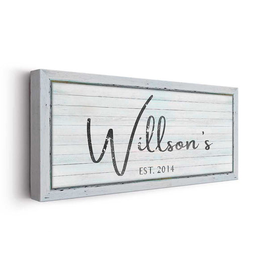 Family Sign - Canvas Art