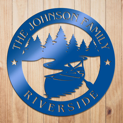 Riverside Metal Sign