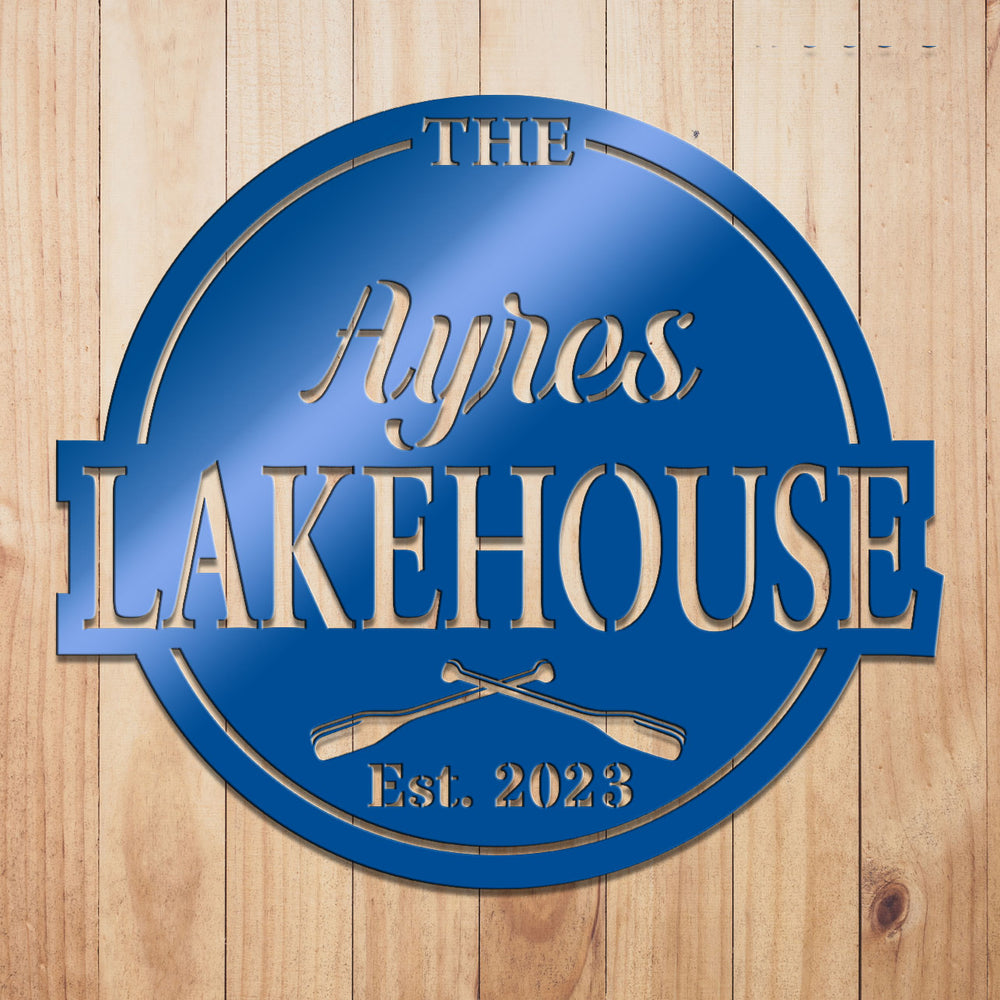 
                  
                    Lakehouse Metal Sign
                  
                