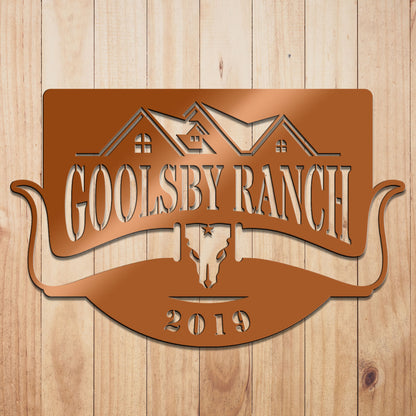 Ranch Metal Sign