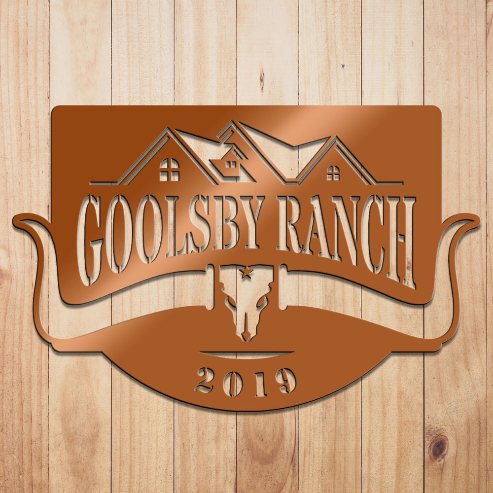 Custom Ranch Metal Sign by Craftmysgin – Craft My Sign