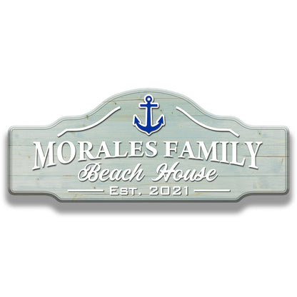 Beach House Sign