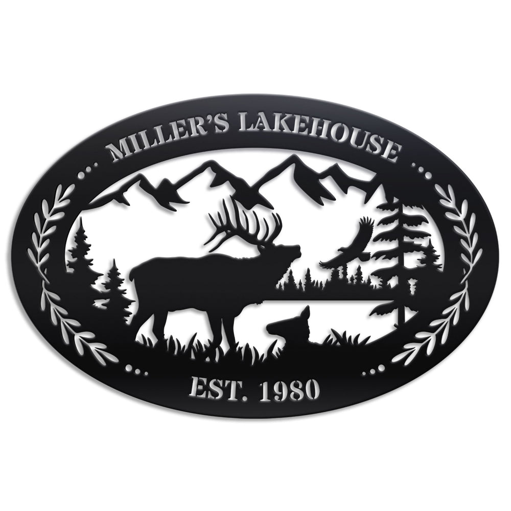 Custom Elk Outdoor Metal Sign by Craftmysign – Craft My Sign
