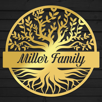 Family Tree of Life Sign