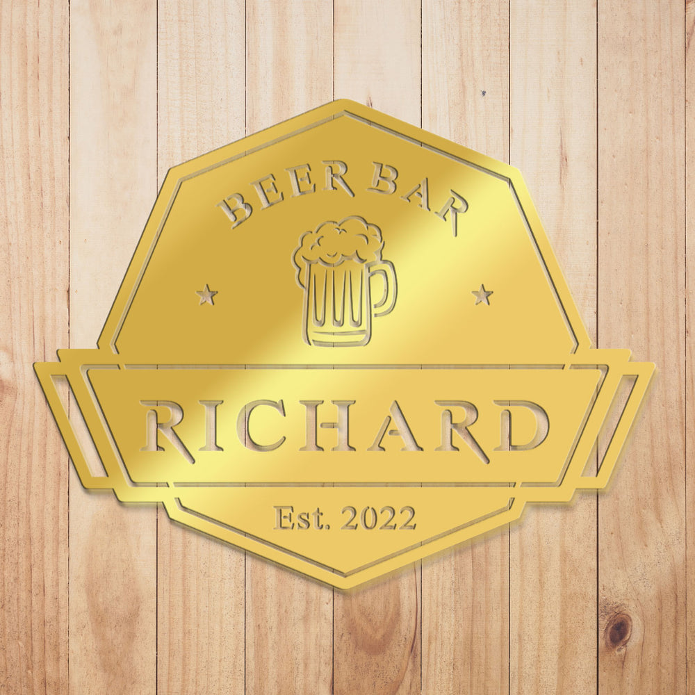 Custom Beer Sign by Craftmysgin β Craft My Sign