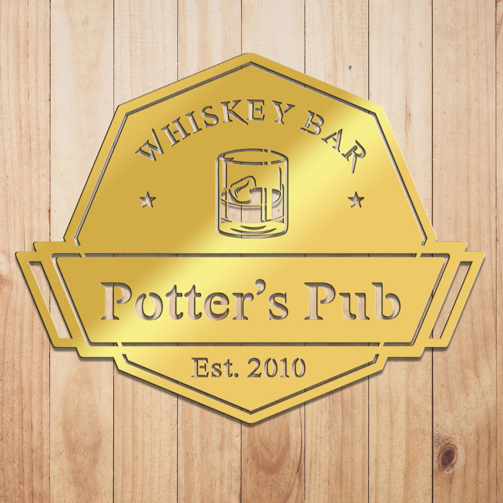 Custom Whiskey Sign by Craftmysgin – Craft My Sign