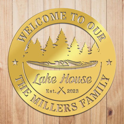 Kayak Metal Sign
