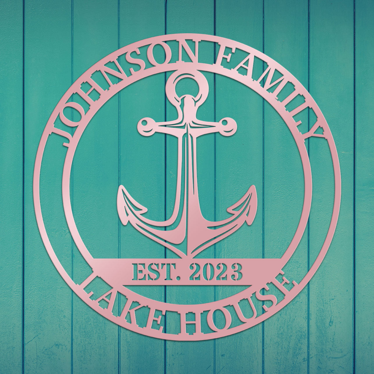 Custom Anchor Metal Sign by Craftmysign – Craft My Sign