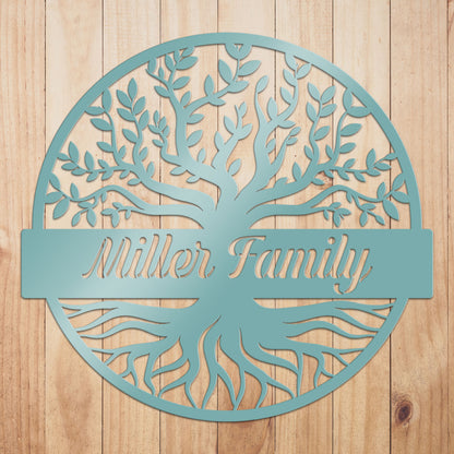Family Tree of Life Sign