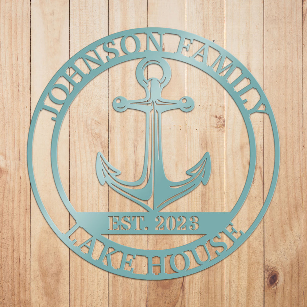 Custom Anchor Metal Sign by Craftmysign – Craft My Sign
