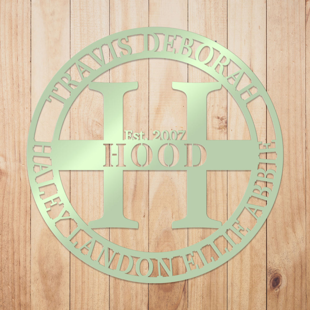 Custom Multiple Name Sign by Craftmysgin – Craft My Sign