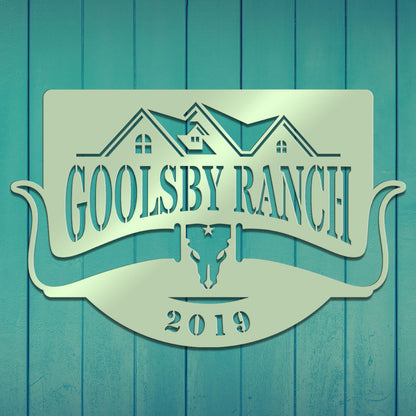 Ranch Metal Sign