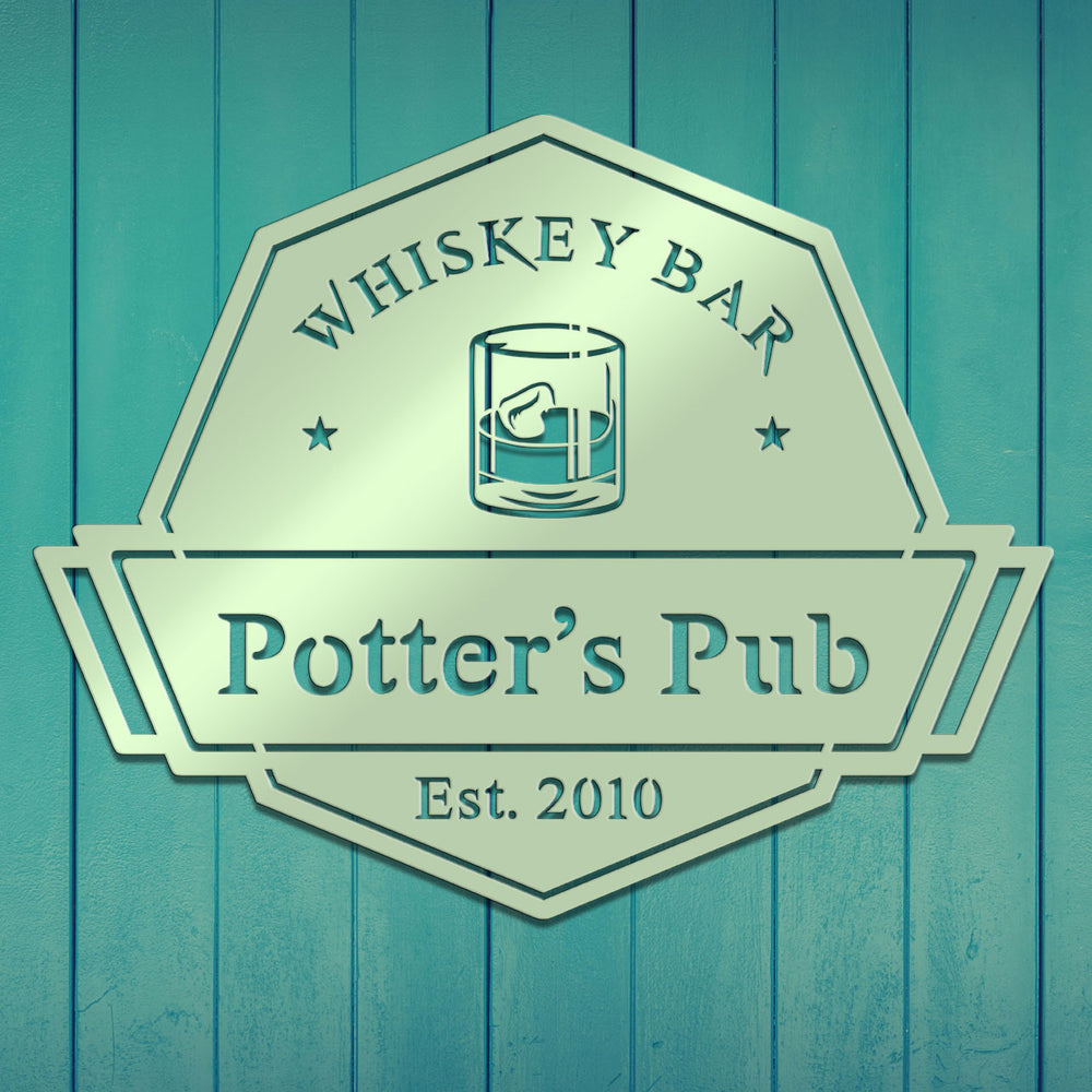 Custom Whiskey Sign by Craftmysgin – Craft My Sign