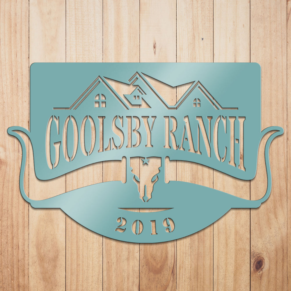 Custom Ranch Metal Sign by Craftmysgin – Craft My Sign