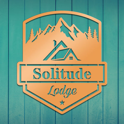 Mountain House Metal Sign
