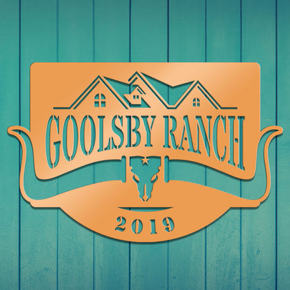 Ranch Metal Sign