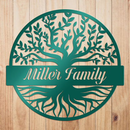 Family Tree of Life Sign