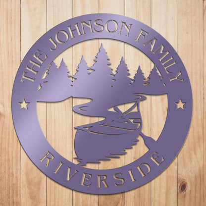 Riverside Metal Sign