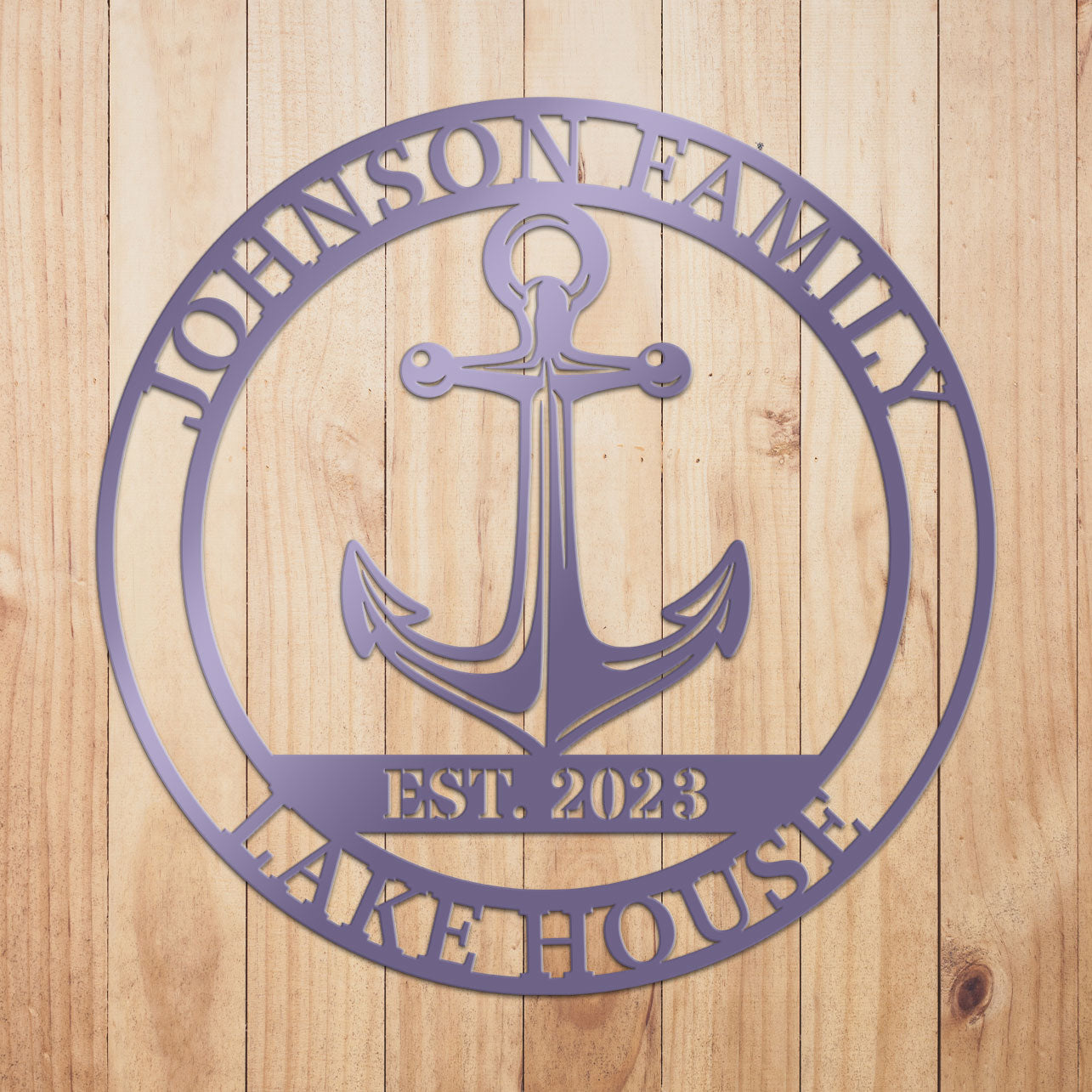 Custom Anchor Metal Sign by Craftmysign – Craft My Sign