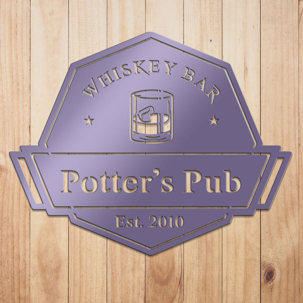 Custom Whiskey Sign by Craftmysgin – Craft My Sign