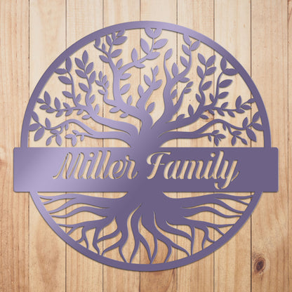 Family Tree of Life Sign