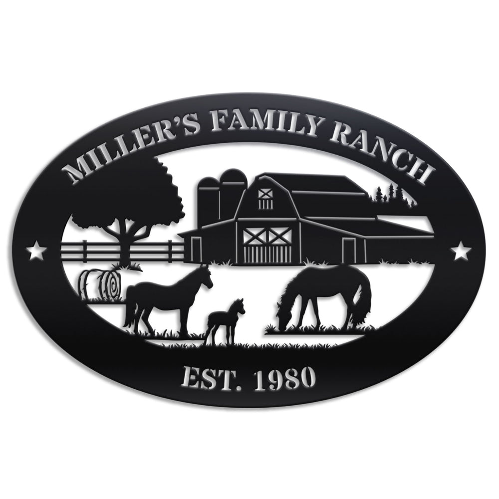 Custom Ranch Metal Sign by Craftmysgin – Craft My Sign