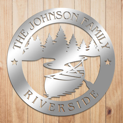 Riverside Metal Sign